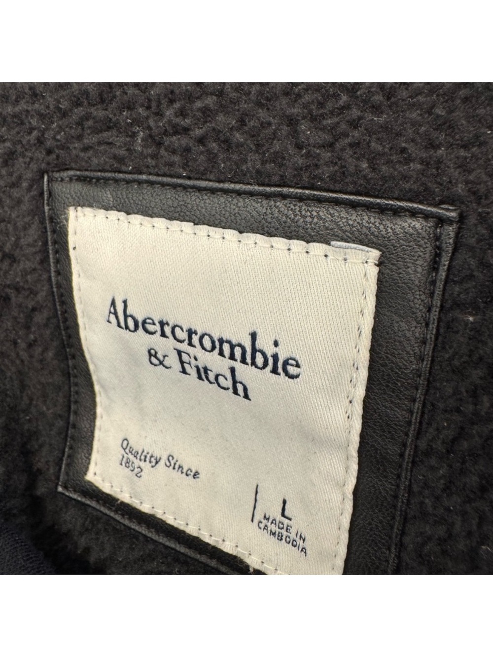 Abercrombie & Fitch Pullover Sweatshirt - Large - Black - Picture 7 of 8